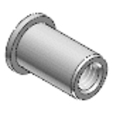 C 4404F 1.4404 - Blind-rivet nut, round shank, type C