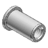 C ROF 1.4570 - Blind-rivet nut, round shank, type C