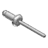 Flat round head , rivet thorn - Steel - Auto-Bulb® Blind rivet
