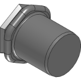 HUT/FEKSG - Blind rivet nuts small countersunk head, full-hexagonal shank, closed end