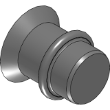 UT/ALSG - Blind rivet nuts countersunk head, round shank, closed end