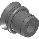 UT/FES - Blind rivet nuts countersunk head, round shank, open end