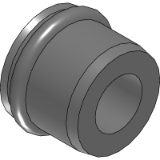 UT/ROKS, ST/ROKS - Blind rivet nuts small countersunk head, round shank, open end