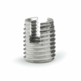 FASTEKS® - Self-cutting threaded inserts with cutting slots