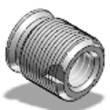 TRISERT ® - stainless Steel V2A - Threaded inserts for light metals and plastics with a small head diameter